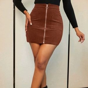 Rust brown skirt never worn